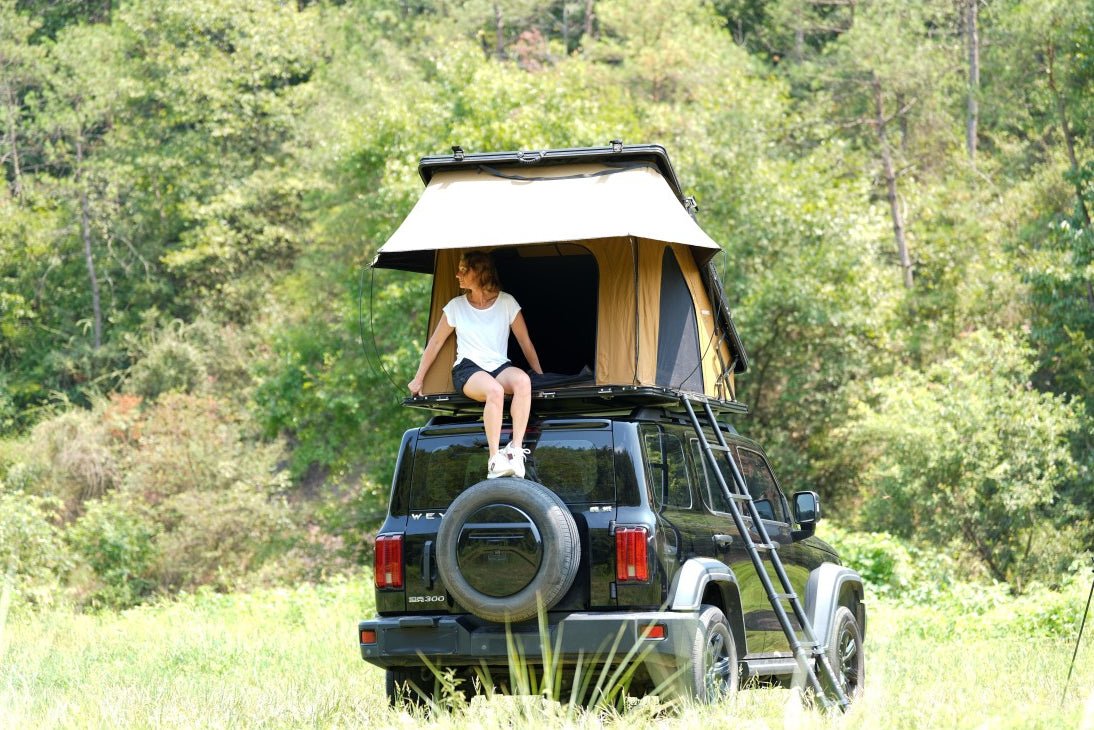 Swisskings Taiga Lite 145 Hartschalen Dachzelt 13cm geschlossen